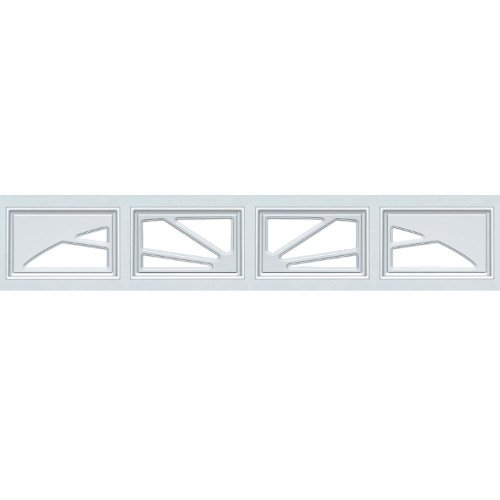 1 Sunray - Garage Door Window Set Premier-P-GDW-SUN1-4PIECE