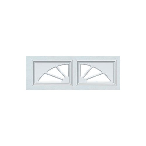 1 Wagon Wheel - Garage Door Window Set Carisol-CA-GDW-WAG1-2PIECE