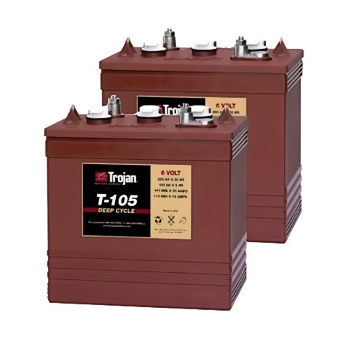6V 225 Ah Batteries Trojan-T105-225AH-6V