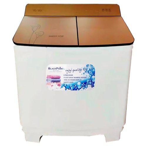 16 KG Twin Tub Washer Blackpoint-BP16-MINAJ-TTW