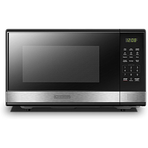 1.1 cu. ft. Microwave  Black And Decker-EM031MNR-STEEL