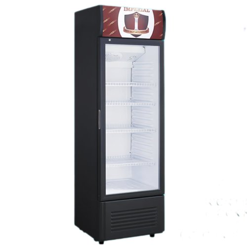 10.1 Cu. Ft. Vertical Showcase Cooler Imperial-IMP10.1-MONEY-VS-BLK