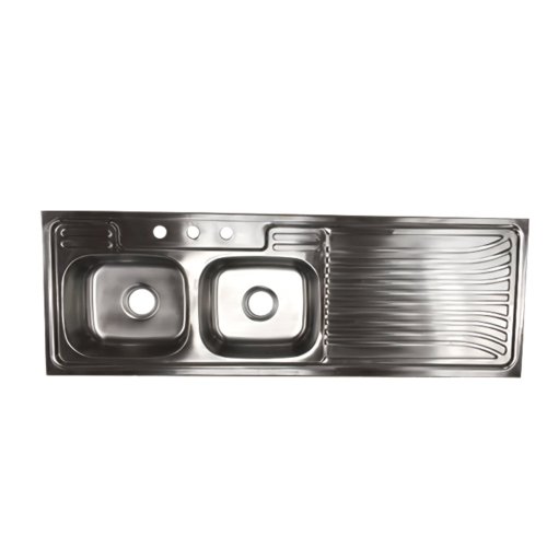 7.08 X 42.51 X 18.89 in.  Single Bowl Stainless Steel DI Kitchen Sink with LHS Drain Browns-10050L6