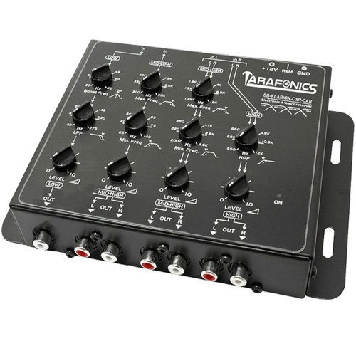 4 way Car Audio Electronic Crossover Tarafonics-TF-ATT-TOURNAMENT-CXR