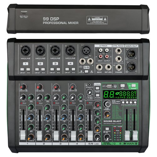 08 CH SOUND BLAST MIXER SOUNDBLAST-SB-BRIGHTEST-MIXER