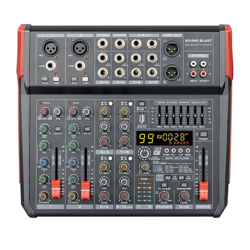 10 CH SOUND BLAST MIXER SOUNDBLAST-SB-SMART-MIXER