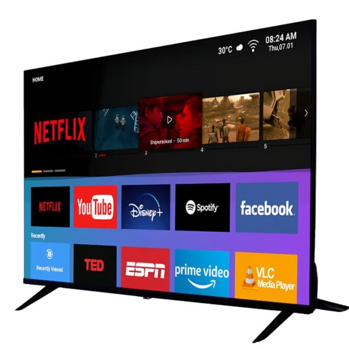 32 in. Smart TV Blackpoint-BP36-BT-QLED-CLEVER-JS