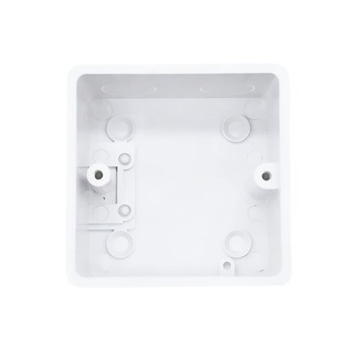 50 mm x 50 mm PVC Wall Switch Box Carisol-Electrical 2 x 2 Flush Mount White