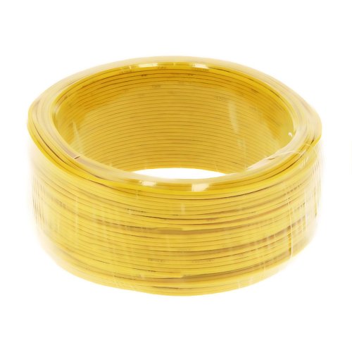 1.5 mm Insulated Single Wire Yellow Carisol-Electrical 330 ft. x 1.5mm AC Yellow per ft.