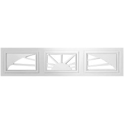 1 Sunray - Garage Door Window Set Clopay-A-GDW-SUN1-3PIECE