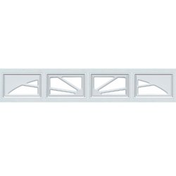 1 Sunray - Garage Door Window Set Premier-P-GDW-SUN1-4PIECE