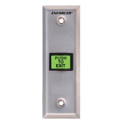 Green Lighted Push Button with Metal Plate Seco-Larm-SD-7103GC