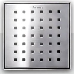  6  X 6 in.  Square Center Floor Drain Bisman-BMFD66S
