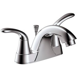 4 in. Two Handle Bathroom Basin Mixer with pop-up BRIGGS-B303