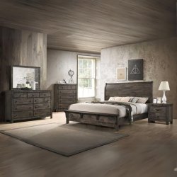 6 Piece  QueenBedroom Set L Lohas-QUEEN-PETER