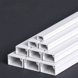 75 mm x 50 mm Raceway Trunking Carisol-Electrical 3 x 2 x 10 White