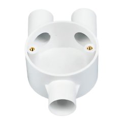 20 mm Y Besa Box Carisol-Electrical 3/4 x 3 WAY Y PVC BBox