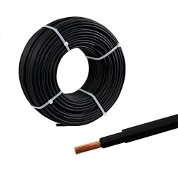10 mm Insulated Single Wire Black Carisol-Electrical 330 ft. x 10mm AC Black per ft.
