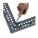 6 ft 6 in Zinc Plated Slotted Angle Dexion Metal Carisol-P-DEXION-6-1-2