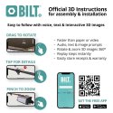 8 ft. Rail Ultra Quiet Garage Door Opener - with WiFi Chamberlain-B4613TMC-8-3/4HP
