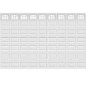 20FT Danube - Garage Door Window Set Premier-P-9-GDW-DAN-20FT-9x1PIECE