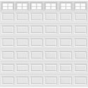 14FT Stockton - Garage Door Window Set Clopay-A-6-GDW-STO-14FT-6x1PIECE
