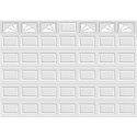 16FT Wagon Wheel - Garage Door Window Set Carisol-CA-7-GDW-WAG-16FT-1x3PIECE