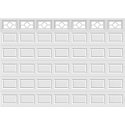 16FT Waterford - Garage Door Window Set Carisol-CA-7-GDW-WAT-16FT-7x1PIECE