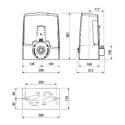 Supply and Install - 24V Sliding Gate Opener with Wi-Fi Came-C1000-001-USU-0030