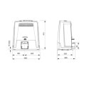 24V Sliding Gate Opener with Wi-Fi Came-C2000-8K01MS-024