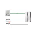 1-1 Audio Intercom Door and Room Station System Commax-DP2S - DR-201D