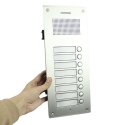 8 Stn. Audio Intercom Door Station for Apartments Commax-DR-8UM