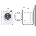 12 KG Front Load Washer LG-WM3400CW-4.5-cu.-ft.