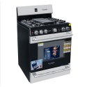 30 in. Gas Stove Blackpoint-BP030E-SIL-ITALIANO