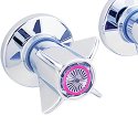 10 in. Basic and Brass Series Bath and Shower Mixer Set Ez-Flo-10490N