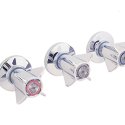 10 in. Basic and Brass Series Bath and Shower Mixer Set Ez-Flo-10494N