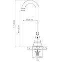 12 in. Two Handle Bar Mixer   BRIGGS-B117