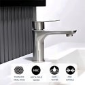 5.0 in Basin Mixer w-o pop-up Bisman-BMLF 002 SS