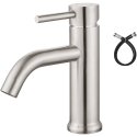 6.0 in Basin Mixer w-o pop-up Bisman-BMLF 003 SS