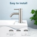 6.0 in Basin Mixer w-o pop-up Bisman-BMLF 003 SS