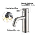 6.0 in Basin Mixer w-o pop-up Bisman-BMLF 003 SS
