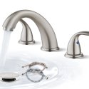 7 in Impression Series Widespread Basin Mixer Ez-Flo-10192