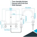 12 in Impression Kitchen Mixer Ez-Flo-10189