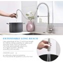 13.58 in Kitchen Mixer with Pull Out Spray Bisman-BMKF006 SS