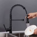16 in. Pull Down Multi-Function Sprayer Bisman-BMKF006 MB