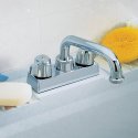4 in.  Basic and Brass Series Laundry Mixer  Ez-Flo-10891LF