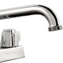 4 in.  Basic and Brass Series Laundry Mixer  Ez-Flo-10891LF