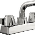 4 in.  Basic and Brass Series Laundry Mixer  Ez-Flo-10891LF
