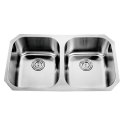 8 X 18 X 31.25 in. Single Bowl Stainless Steel Undermount Kitchen Sink Browns-BRUE208
