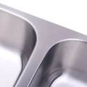 8 X 18 X 31.25 in. Single Bowl Stainless Steel Undermount Kitchen Sink Browns-BRUE208